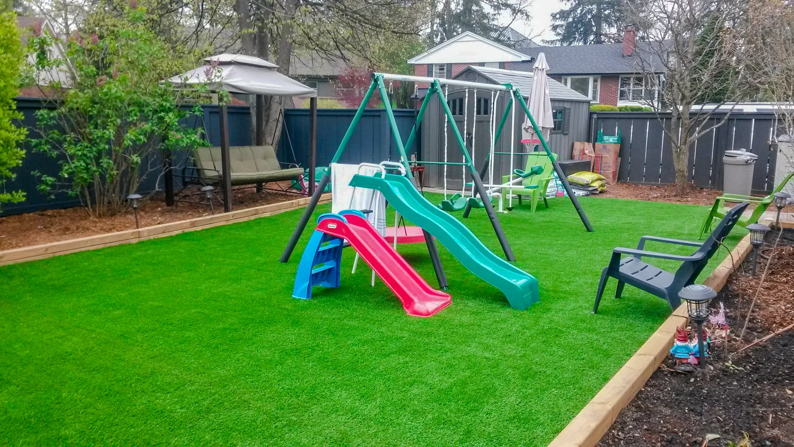 Synthetic Turf London synthetic turf installation prepared for Ontario conditions